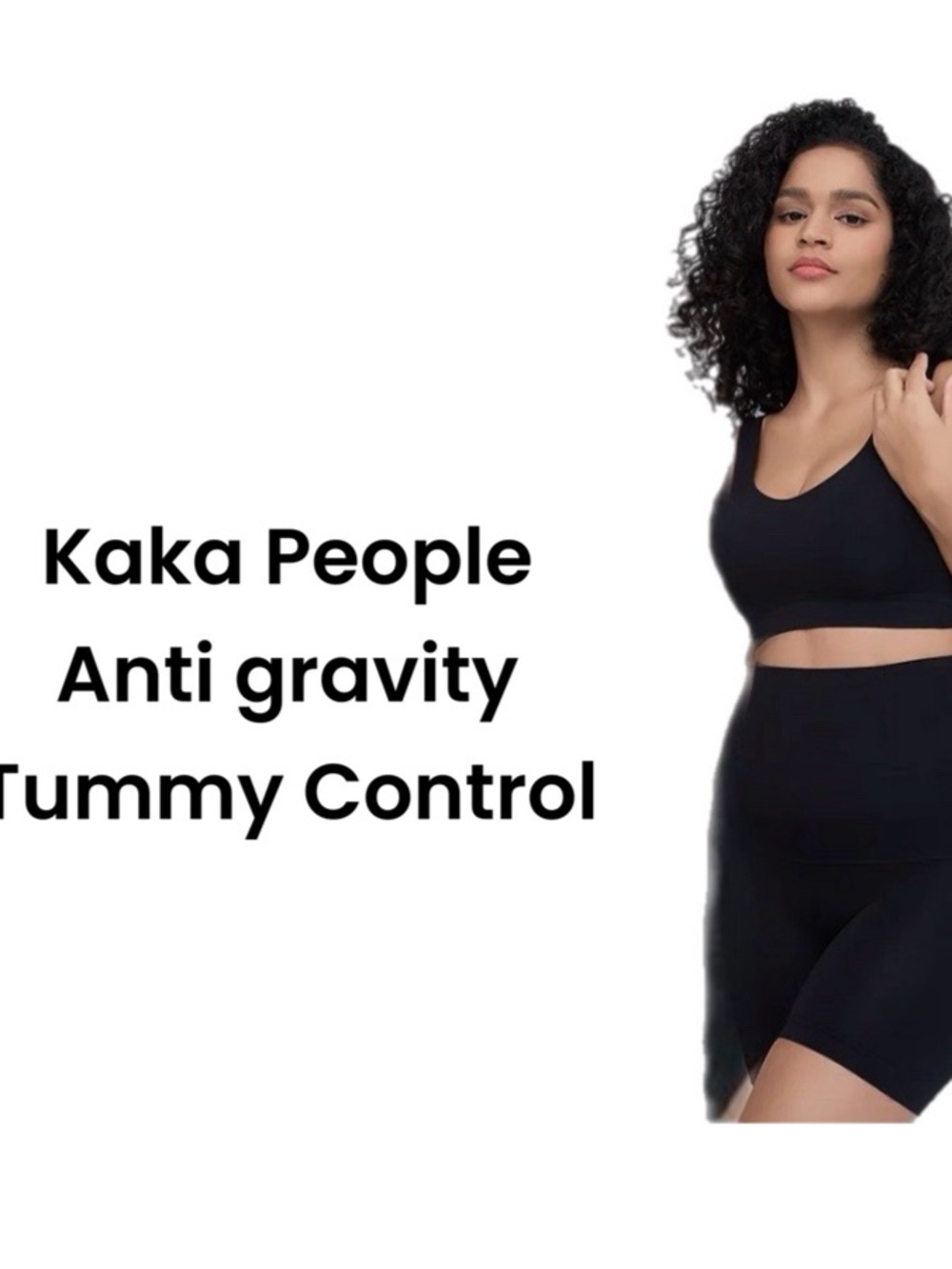 Kaka people Anti gravity Tummy control XXL Black Shorts